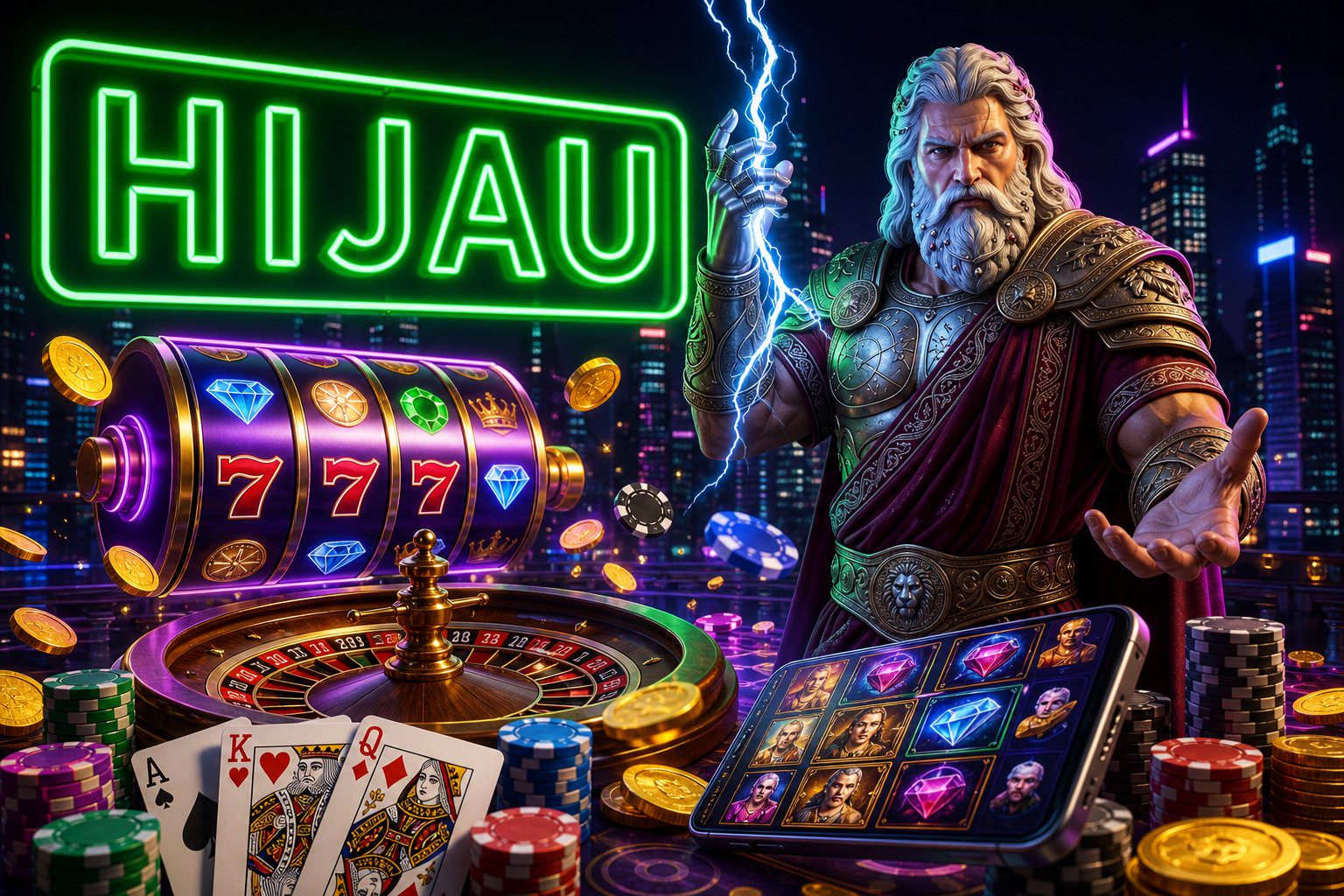 Tampilan menu hadiah pendaftaran di HIJAU FG Fortune Gems