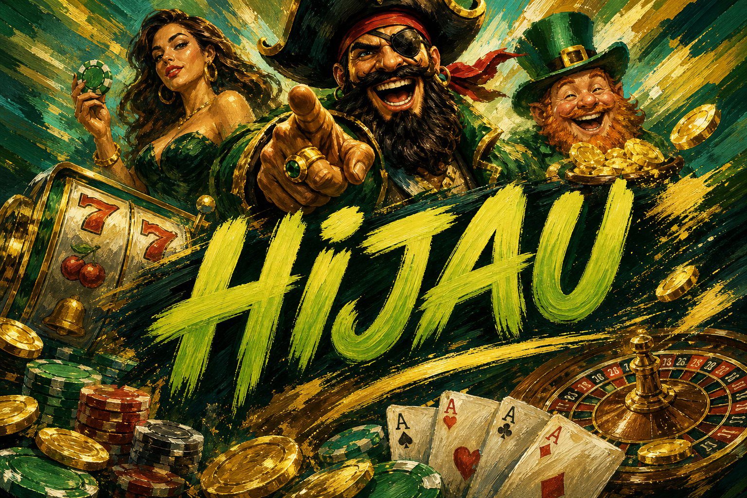 Kartu hadiah melimpah dan acara harian HIJAU untuk pengguna setia